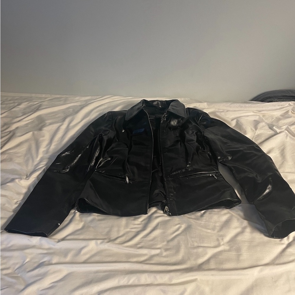 Banana Republic Black Leather Jacket